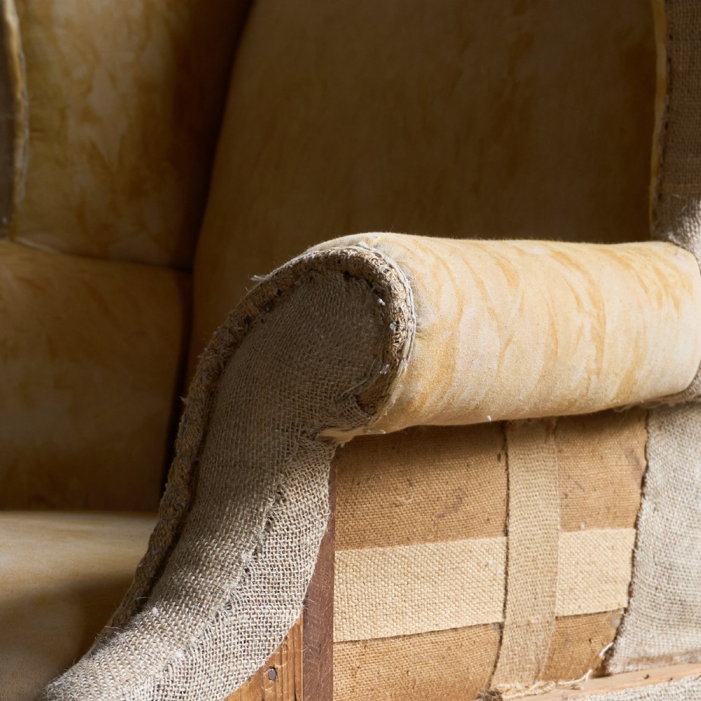 Antique Wingback Armchair.
 View IX
