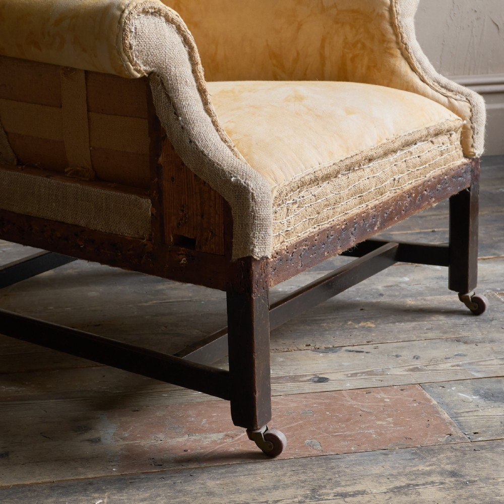 Antique Wingback Armchair.
 View X