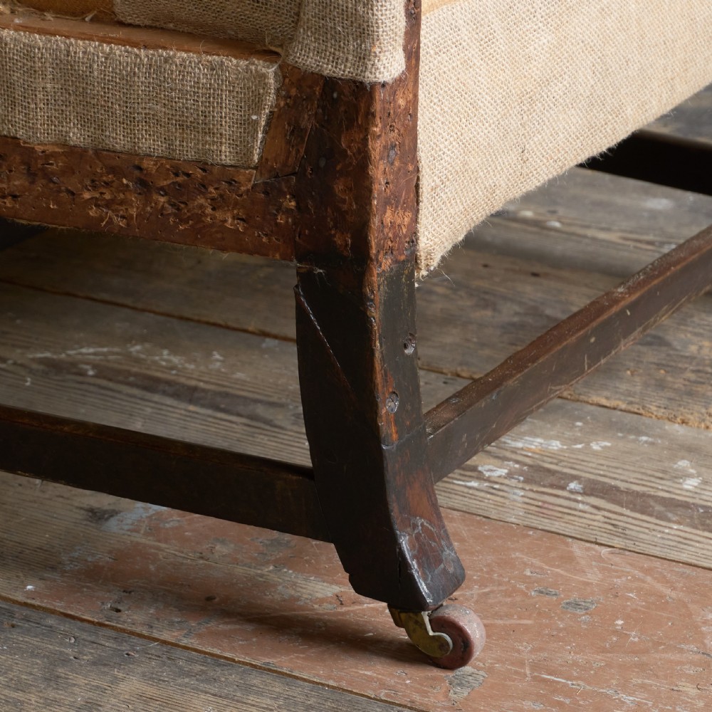 Antique Wingback Armchair.
 View XI