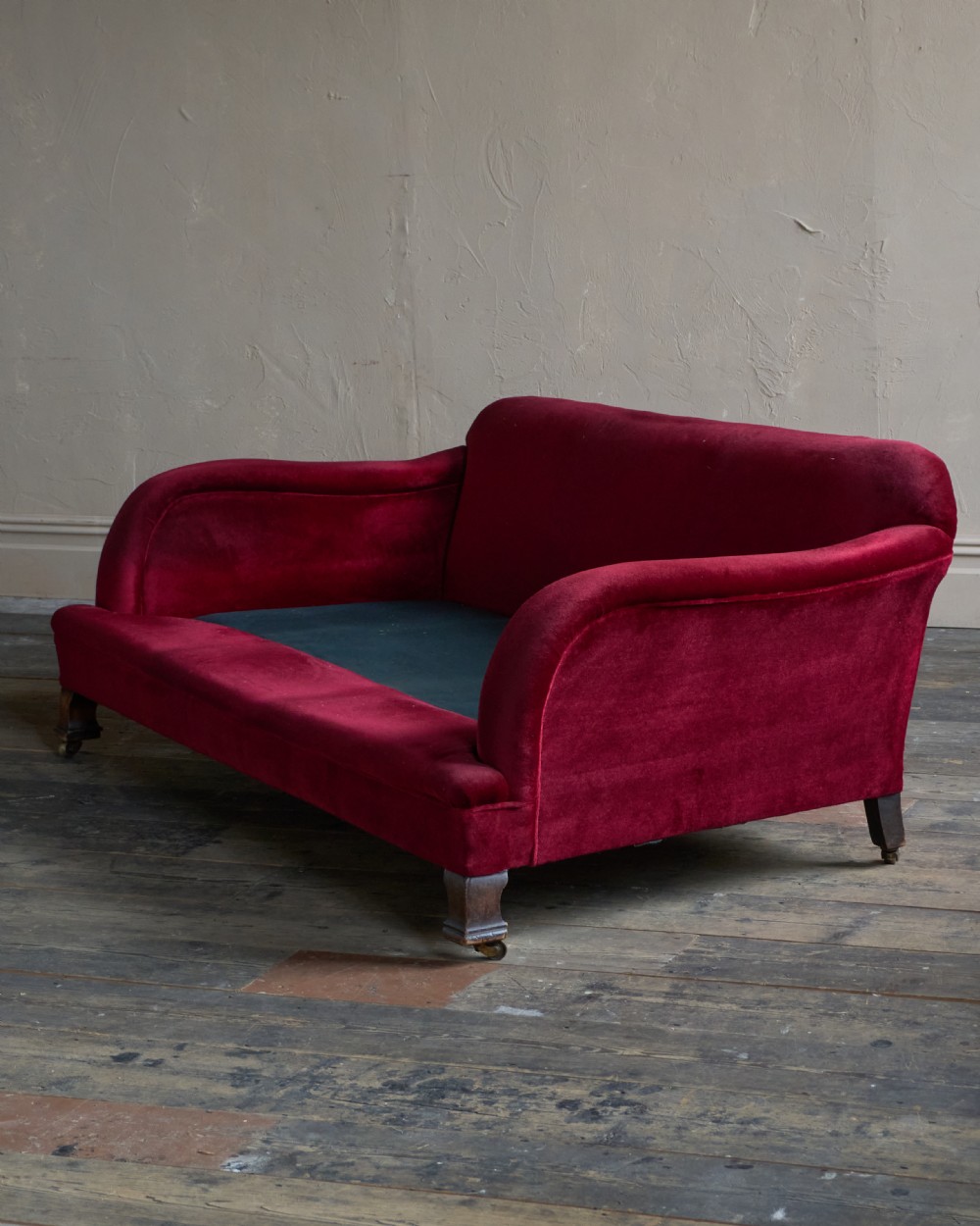 Antique Howard Style deep-seated country house sofa, Whytock and Reid View III