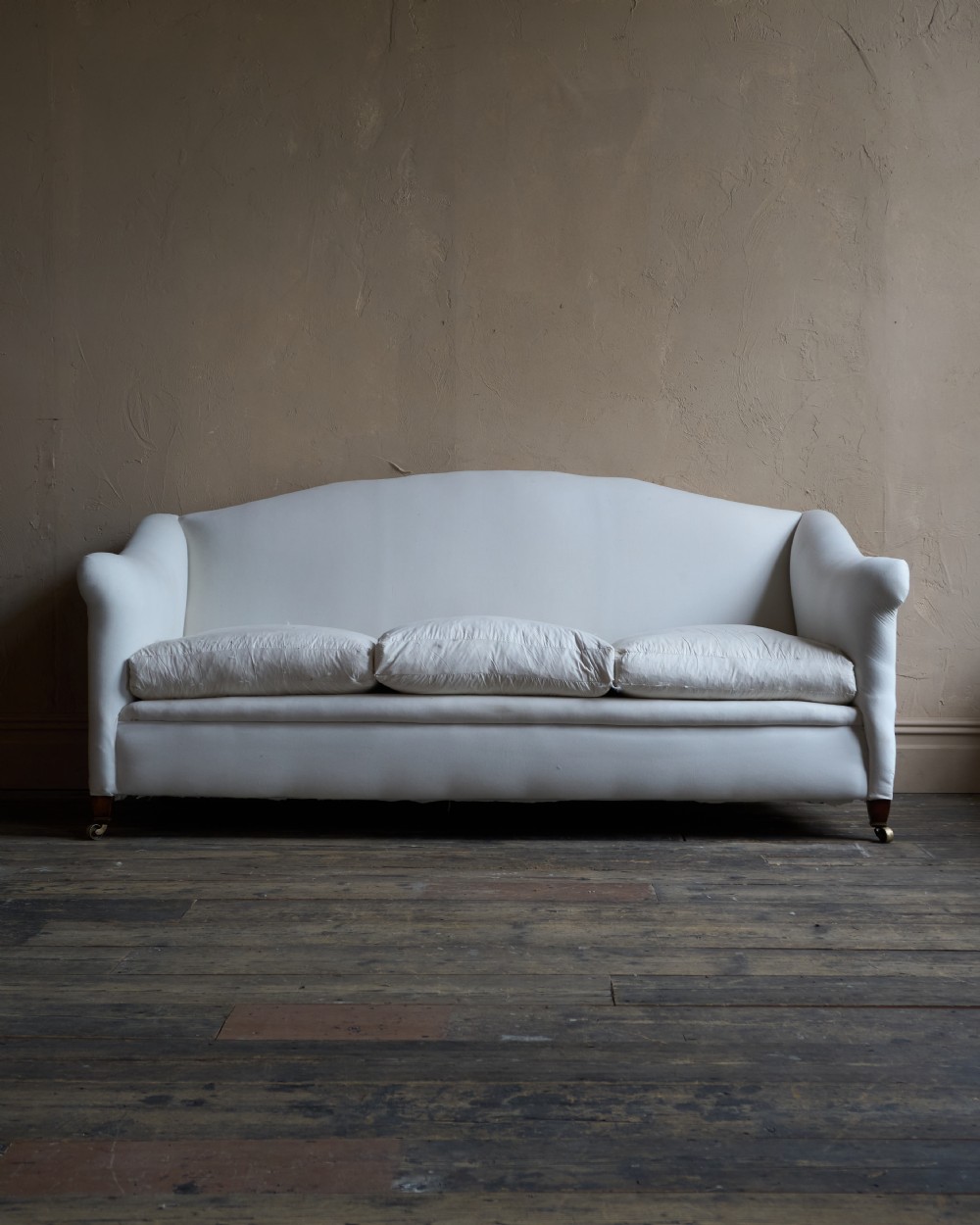 Antique Country House Sofa - calico covered View II