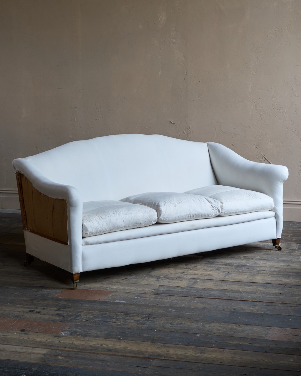 Antique Country House Sofa - calico covered View III