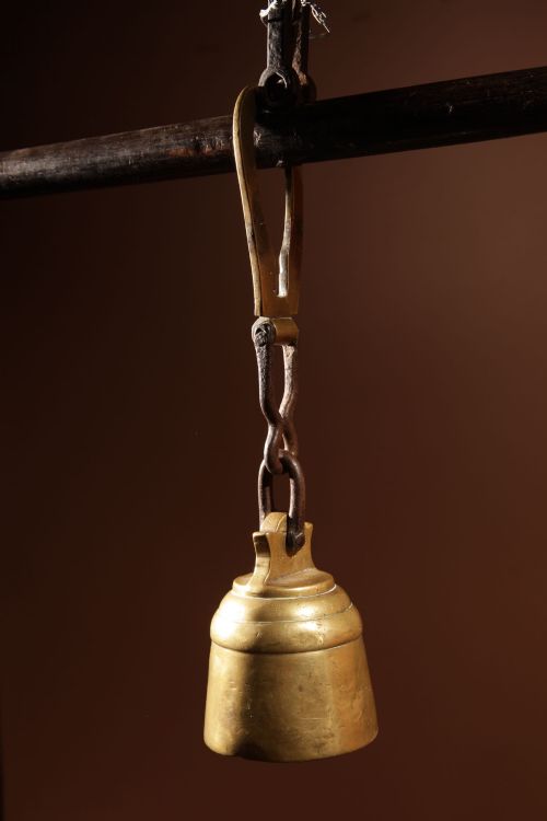 A VERY DECORATIVE HARDWOOD WROUGHT IRON AND BRASS STICK BALANCE DUTCHCOLONIAL CIRCA 1850 - ADDITIONAL PHOTO 2
