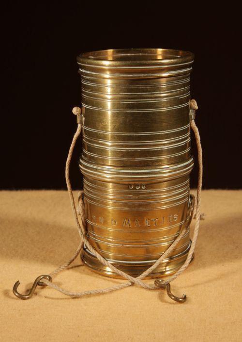 INTERESTING AND RARE DUTCH BRASS BUSHEL BALANCE COMPLETE SET 1846 - ADDITIONAL PHOTO 7