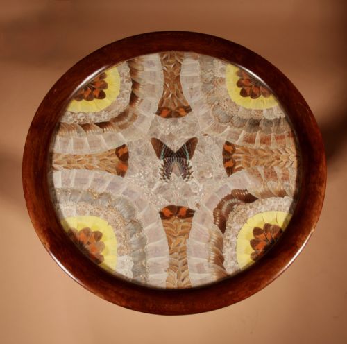A BRAZILIAN BUTTERFLY TABLE CIRCA 190020 - ADDITIONAL PHOTO 4