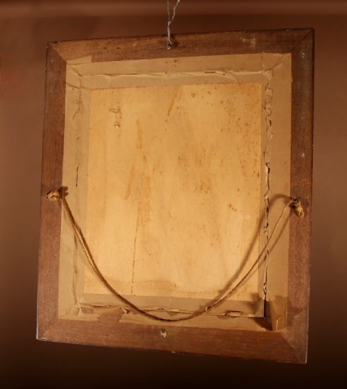 ORIGINAL OAK AND GESSO FRAMED MIRROR IN THE ROCOCO STYLE - ADDITIONAL PHOTO 5