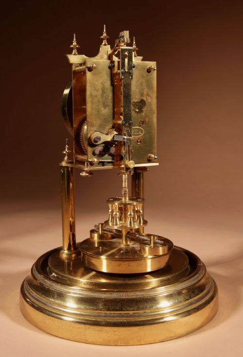 INTERESTING SIGNED B H A TORSION YEAR CLOCK - ADDITIONAL PHOTO 4