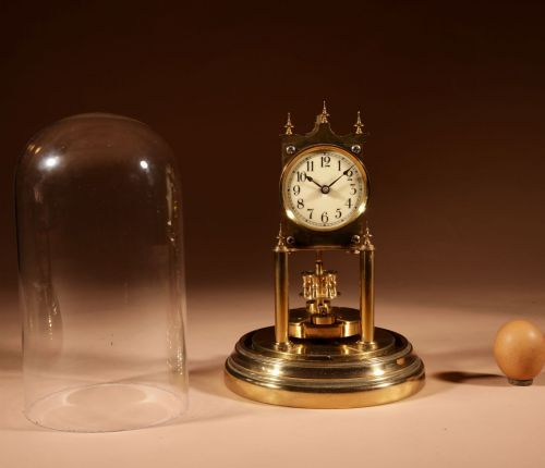 INTERESTING SIGNED B H A TORSION YEAR CLOCK - ADDITIONAL PHOTO 5