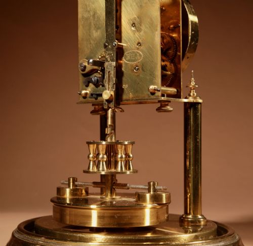 INTERESTING SIGNED B H A TORSION YEAR CLOCK - ADDITIONAL PHOTO 8