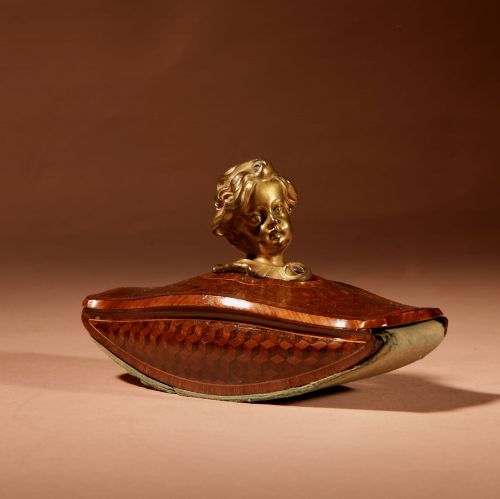 MAGNIFICENT AND RARE BEAUTIFUL FRENCH DESK BLOTTER 19TH CENTURY - ADDITIONAL PHOTO 1