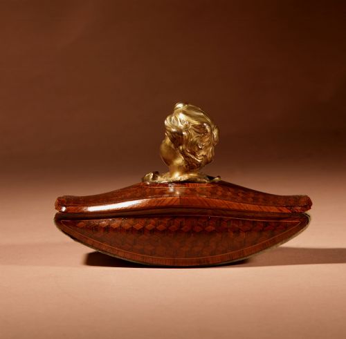 MAGNIFICENT AND RARE BEAUTIFUL FRENCH DESK BLOTTER 19TH CENTURY - ADDITIONAL PHOTO 3