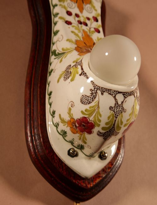 A RARE DUTCH DELFT ART NOUVEAU ART DECO PLATEEL CERAMIC COLOURED NIGHT LIGHT DELFTGOUDA CIRCI 190020 - ADDITIONAL PHOTO 9