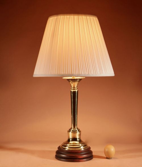 Stylish Brass Table Lamp Circa 1900-20.