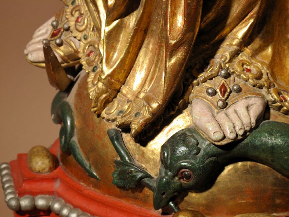 A finely carved and original gilded Sculpture of Madonna and child, circa 1760 View XI