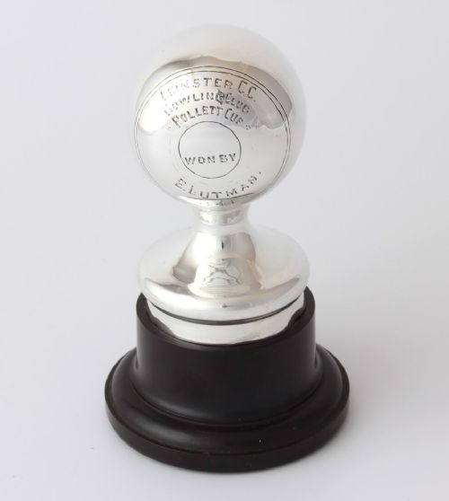 Silver Bowling Trophy. Leinster Cc Bowling Club. Pollett Cup 1941 Dublin.