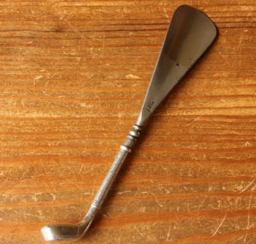 fig 1. Silver Handled Golf Club Shoe Horn. Edwardian 1908.