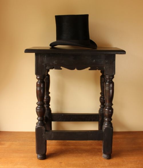 fig 1. 18th Century Oak Joint Stool.