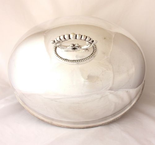 Large Silver Plate Turkey Meat Cover