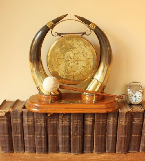 fig 1. Horn & Brass Dinner Table Top Gong