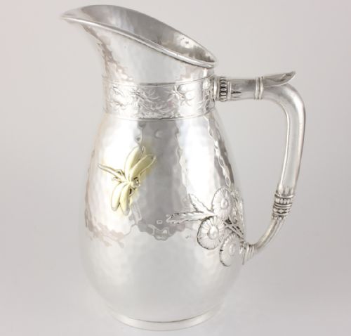 Beautiful Aesthetic American Silver Plated Pitcher Jug