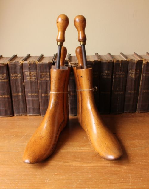 fig 1. Wooden Edinburgh Boot Lasts Trees