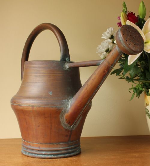 Large French Copper Arrosoir Watering Can