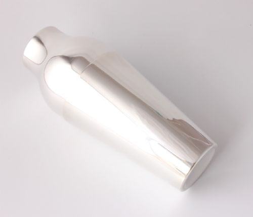fig 1. Art Deco Christofle France Large Silver Plate Modernist Cocktail Shaker