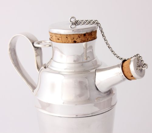 fig 1. Harrods of London Silver Plate Cocktail Shaker