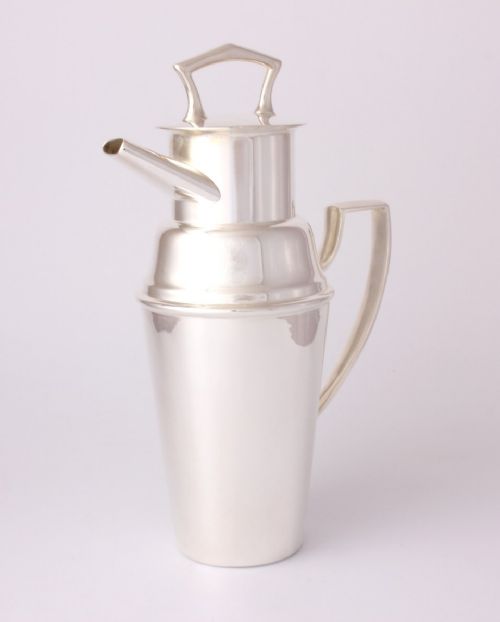 fig 1. Asprey & Co Silver Plate Cocktail Shaker