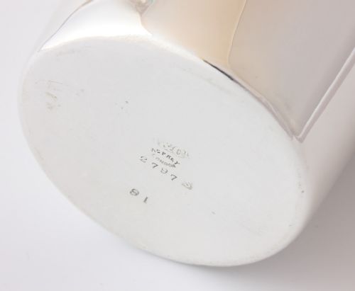 fig 2. Asprey & Co Silver Plate Cocktail Shaker