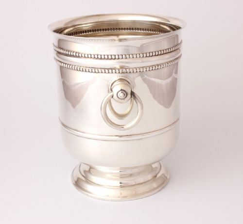 fig 1. Christofle France Silver Plate Ice Bucket Pail