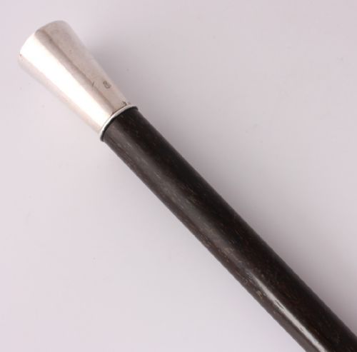 800 German Silver Walking Stick Cane. Hugo Bohm 1913.