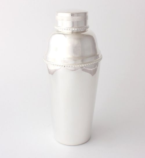 Silver Plate William Adams Cocktail Shaker.