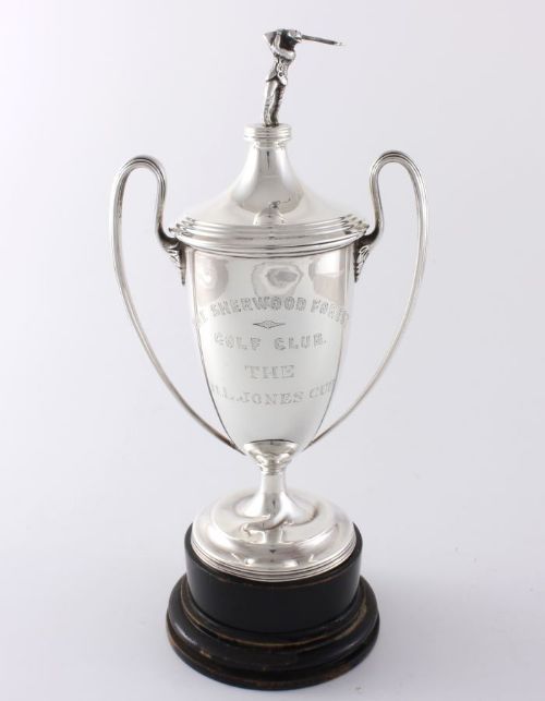 fig 1. Silver Golfing Trophy Cup. The Sherwood Forest Golf Club. 1936.