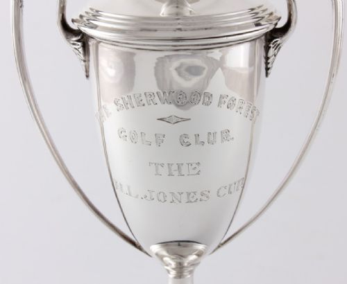 fig 2. Silver Golfing Trophy Cup. The Sherwood Forest Golf Club. 1936.