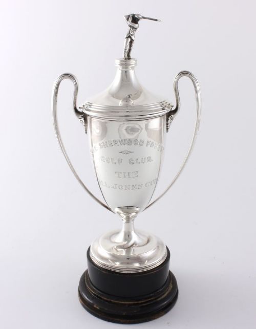 Silver Golfing Trophy Cup. The Sherwood Forest Golf Club. 1936.
