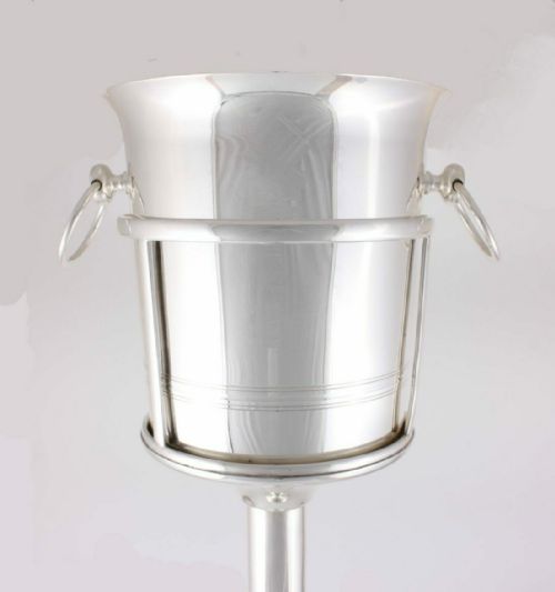 fig 1. Mappin & Webb Champagne Cooler and Floor Stand.