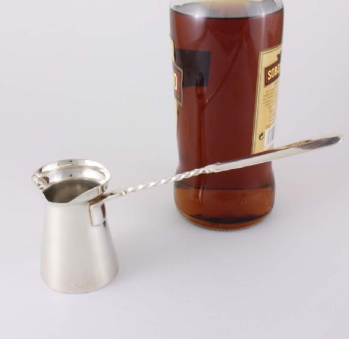 fig 1. Christofle Silver Plate Brandy Warmer.