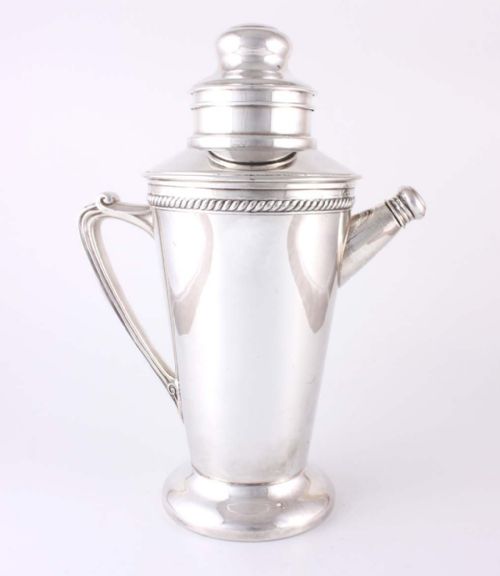 Large Art Deco Recipe Cocktail Shaker