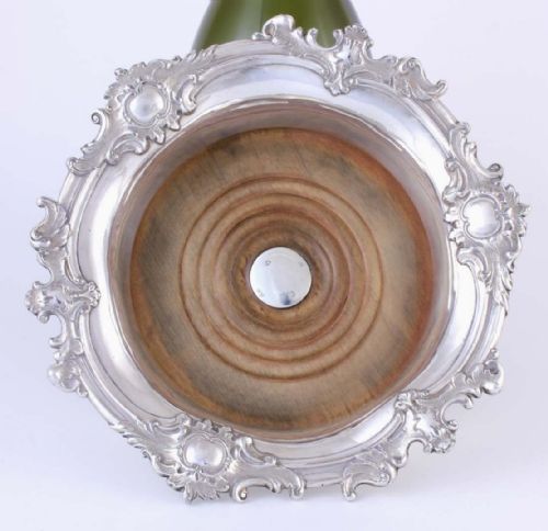 fig 2. Large Victorian James Dixon & Sons Wine Bottle Coaster