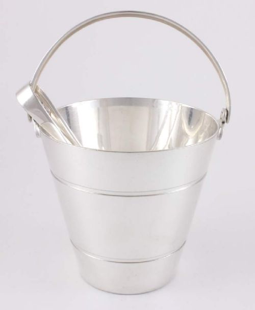 fig 1. Mappin & Webb Silver Plated Ice Bucket Pail