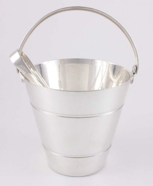 Mappin & Webb Silver Plated Ice Bucket Pail