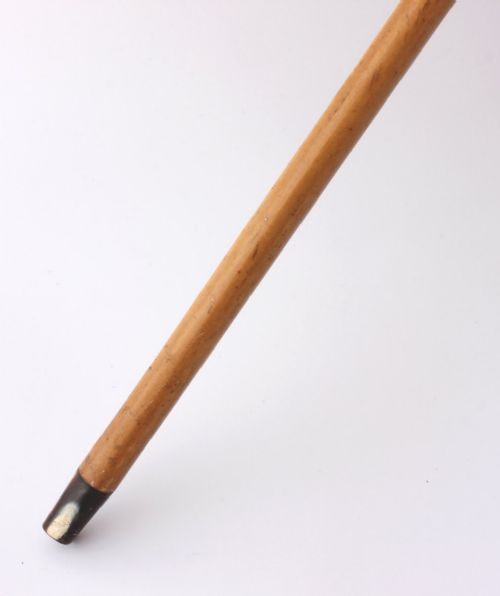 fig 3. Crook Horn Handle & Silver Walking Stick