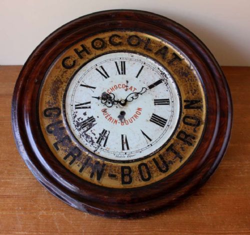 Guerin Boutron Chocolat French Wall Clock.