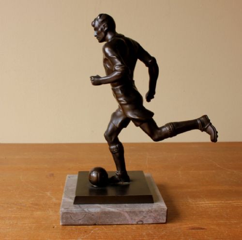 French Art Deco Figure of Football Player
