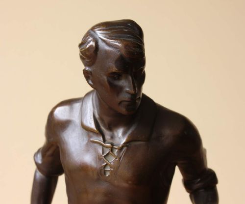 fig 1. French Art Deco Figure Of Football Player