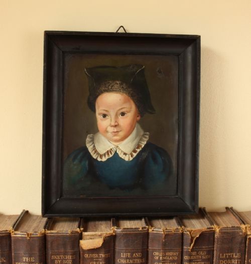 fig 1. Dutch Girl Oil Painting.