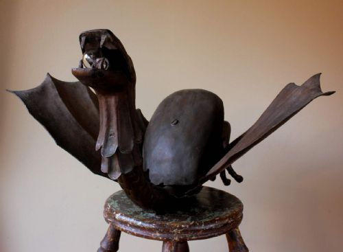 fig 1. Wyvern Dragon Wall Light.