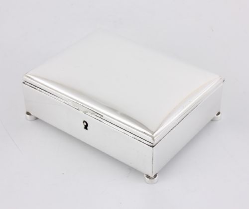 fig 2. Silver Plate Jewellery Box.