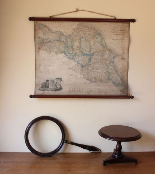 fig 1. East & North Ridings Yorkshire Hanging Wall Map. JH Franks. 1840.